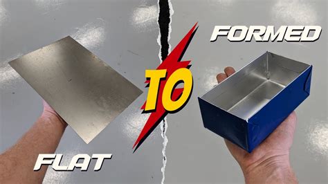 how to make galvanized sheet metal into a box|sheet metal box layout.